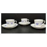 9 Royal Adderley Blue Chelsea Demitasse Cup/Saucer