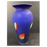 Cobalt Art Glass Vase