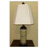 Chinoiserie Yellow Table Lamp