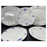 Royal Adderley Blue Chelsea Serving Platters