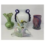 Murano Style Glass Vases and More A