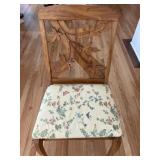 Hand Carved Maple Leaf Dining Chair