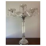 Cut Glass Candelabra