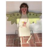 Wooden Angel Wall Plaque