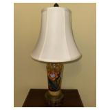 Hand Painted Glass Table Lamp