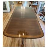 Double Pedestal Dinning Table by White Furniture