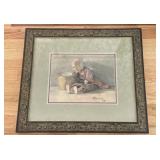 Robinson,Hazel. Old Doll. Watercolor