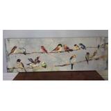 Canvas Bird Print
