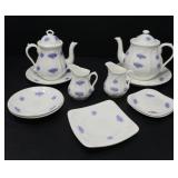 Royal Adderley Blue Chelsea Mini Tea Set