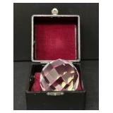 Royal Kendall Hand Cut Crystal Paperweight