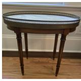 Antique Oval Bouillotte Table