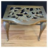 Vintage Brass Fireplace Footman