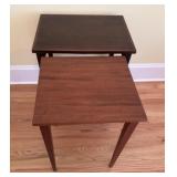 Nesting Wooden Side Tables