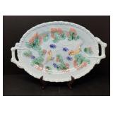 Highmount Majolica Double Handle Platter