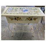 Mosaic Tile Top Table