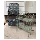 Metal Wine Rack and Shelf