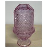 Viking Glass Diamond Point Glimmer Fairy Lamp