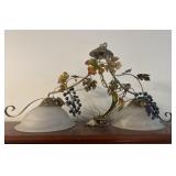 Chandelier with Grapevine and Leaf Motif