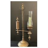 Antique Counterweight Brass Student Lamp