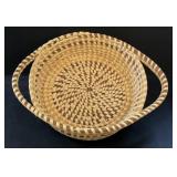 Double Handled Sweet Grass Basket