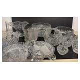 Glass and Cut Glass Serving Pieces B