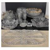 Glass and Cut Glass Serving Pieces A