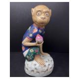 Porcelain Monkey Figurine