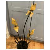 Metal Floral Sculpture