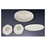 Lenox Bowl, Candy Dish and Candle Holders