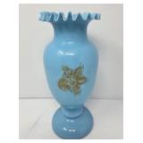 Antique Bristol or Opaline Glass Vase