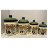 Jay Imports Ceramic Canister Set