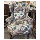 Ball and Claw Wingback Chair