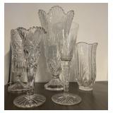 Cut Glass Vases