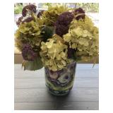 Floral Arrangement with Ceramic Vase