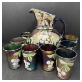 Fenton Carnival Glass Water Set