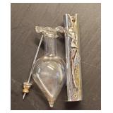 Sterling Silver Boutonniere & Posey Holder