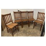 Antique Oak Chairs