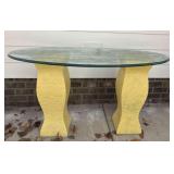 Ceramic and Glass Table