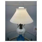 Vintage Glass Parlor Lamp