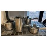 Pots and Baking Rack