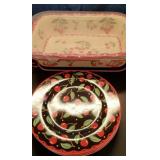 Temptations Casserole & Sakura Dessert Plates