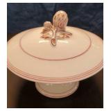 Porcelain Lidded Pedestal Dish