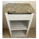 Marble Top Shelving Unit