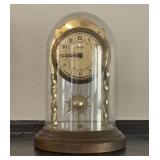 Bradley Time Corp. 8 Day Domed Desk Mantel Clock