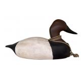 Wooden Canvasback Duck Decoy