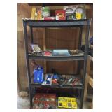 Plastic Shelving Unit with Tools