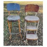 Vintage Metal Stools