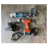 Angle Grinder, Drill, and Sander