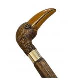 Hand Crafted Panama Toucan Cane