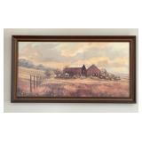 Grant. Big Red Barn Print